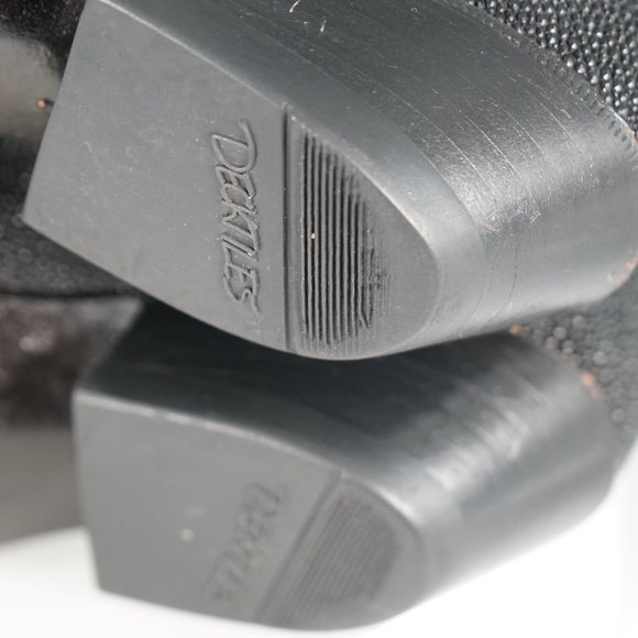 Hand Made STINGRAY Cowboy Western DECKTILES BOOTS w Eyes SZ 6.5 - Picture 9 of 16